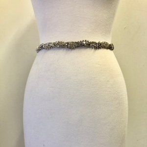 Natasha Couture Bridal Rhinestone Wedding Belt Sash